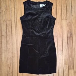 Vintage Velvet GAP Fitted Black Sleeveless Mini Dress